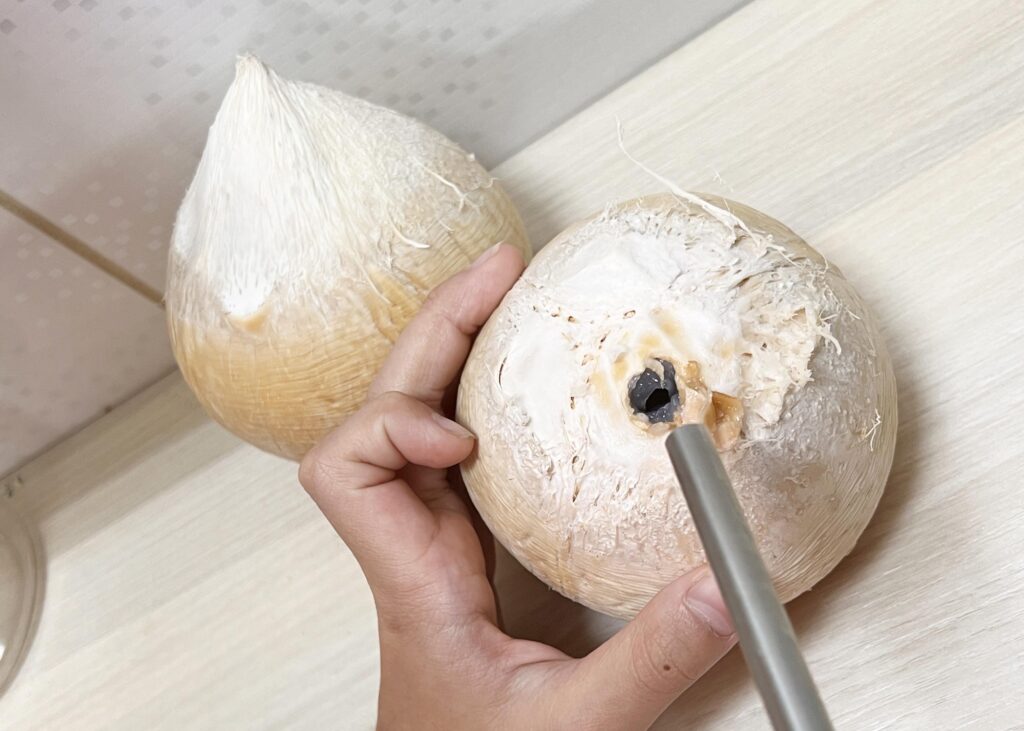 椰子如何打開