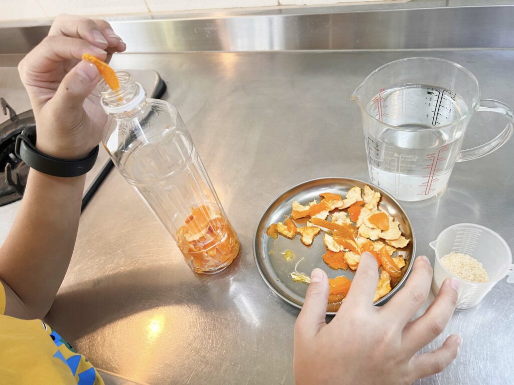 如何製作橘子液態肥料