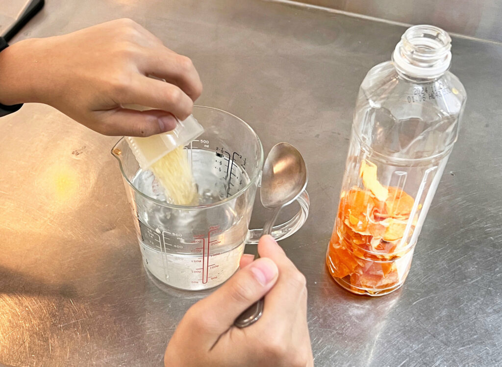 如何製作橘子液態肥料