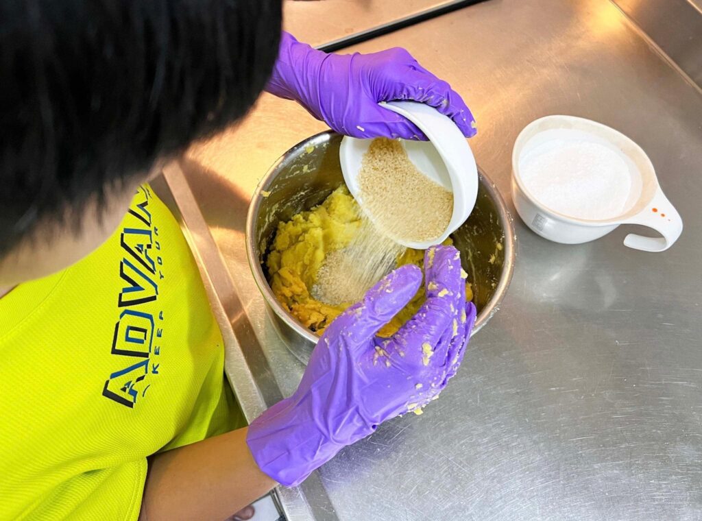 夜市小吃自己做，「地瓜球」製作方式